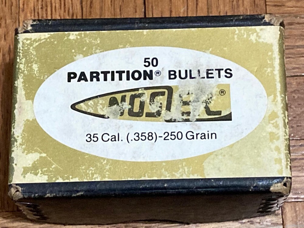 Nosler 35 Cal 250 Gr Partition Spitzer Rifle Bullets 48 Pcs 44801