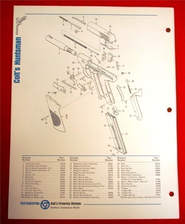 Original Colt Huntsman Parts Schematics Flyer Domain Names At