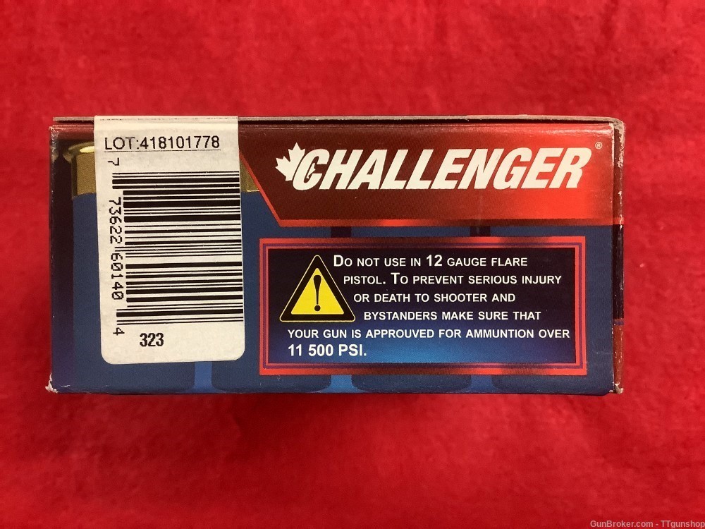 Challenger Super Shortshell 12 Gauge 1 3 4 Buckshot 14 Pellets 20