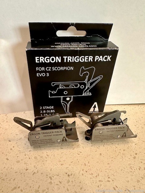 Ascalon Arms Ergon Trigger Pack For CZ Scorpion Evo 3 Three Plus