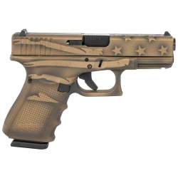 Glock G19 9mm Luger PI1950204-BBBWFLAG