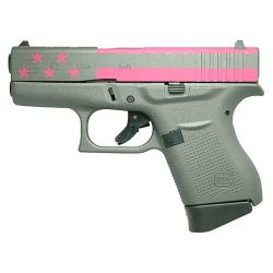 Glock G43X 9mm Luger PI4350201PINKGREYFLA
