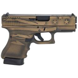 Glock G30 Gen4 .38 Super | .45 ACP | 12 Gauge | 9mm Luger PG3050204-BBBWFLAG