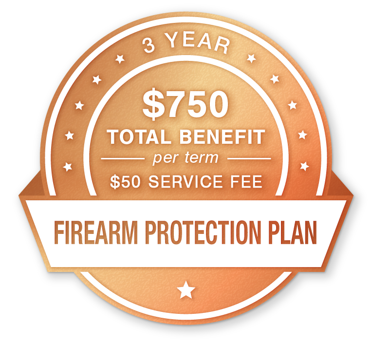 Firearm Protection Plan $250/claim $50 srv fee $750 total benefit/term-img-0