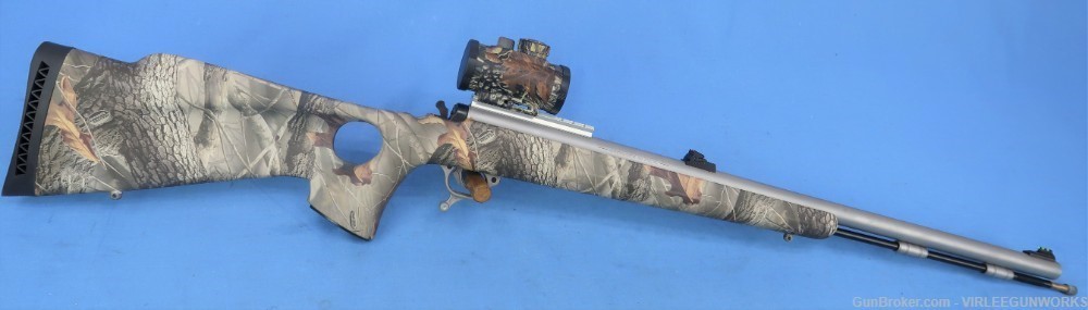 Thompson Center Omega Muzzle Loader Camo Stainless .50 Black