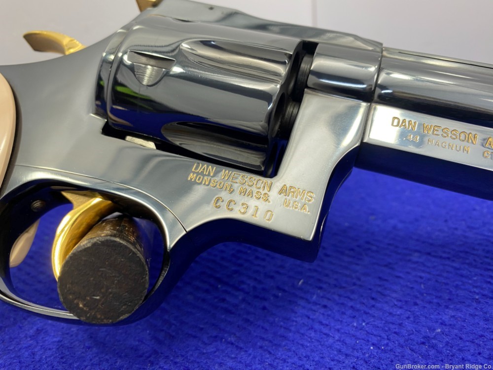 Dan Wesson .44 Mag Blue 9.75" *310 Of 950 CONSTITUTION 200TH ...