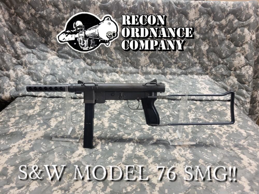 Smith & Wesson Model 76 9mm SMG Fully Transferable, C&R! S&W M-76 