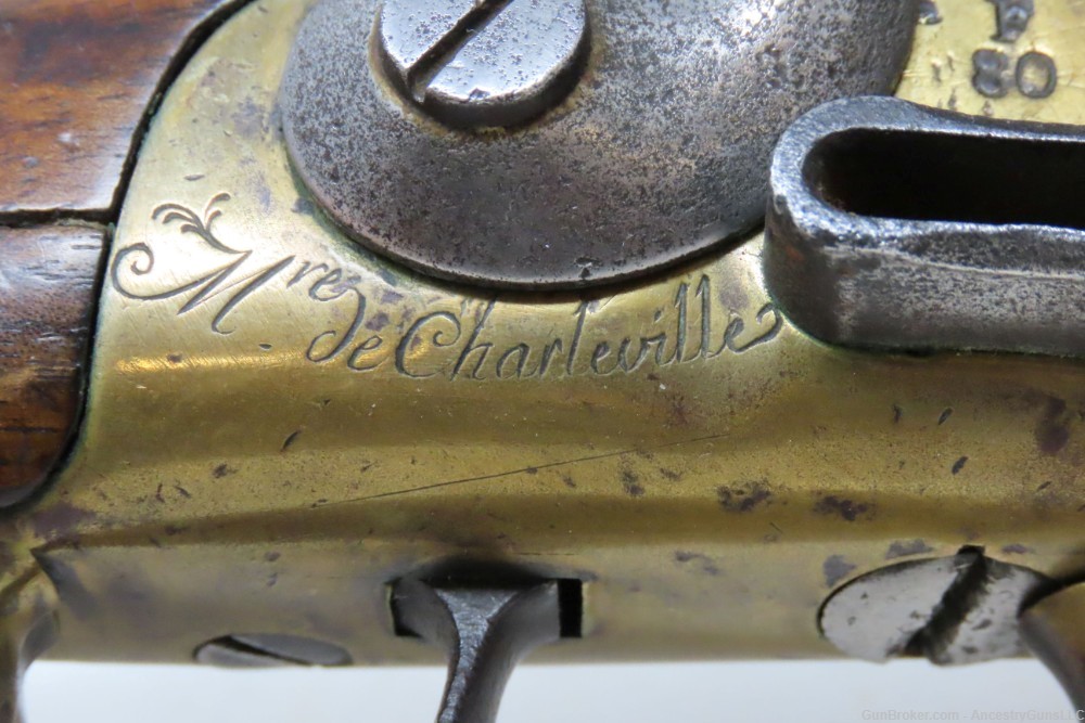 French CHARLEVILLE M1777 Cavalry FLINTLOCK Pistol    REVOLUTIONARY WAR Era-img-5