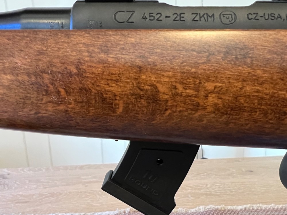 CZ 452-2E ZKM Ultra Lux Bolt Rifle .22 lr