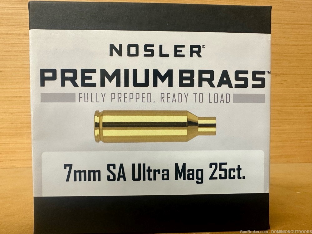 NOSLER PREMIUM BRASS 7MM SAUM SA ULTRA MAG 25 COUNT - Reloading Brass at   : 1026145533