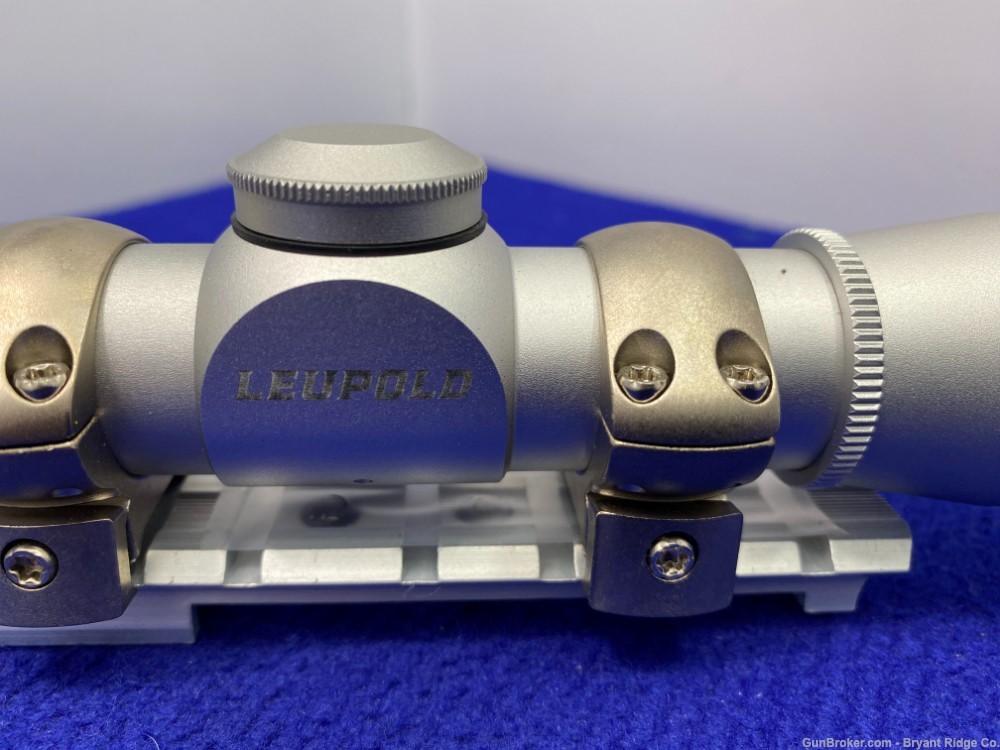 Leupold FX-II Handgun 4X28 Duplex - Silver *SCOPE BASE AND RINGS ...