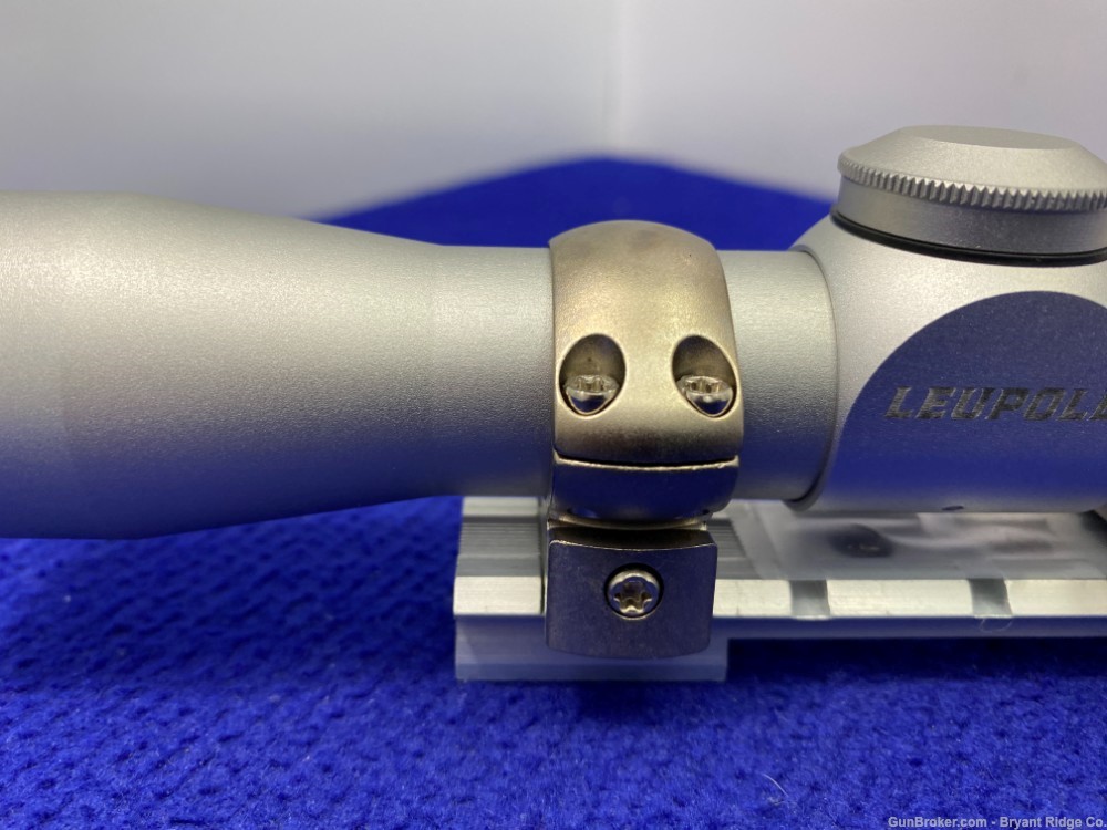 Leupold FXII Handgun 4X28 Duplex Silver *SCOPE BASE AND RINGS