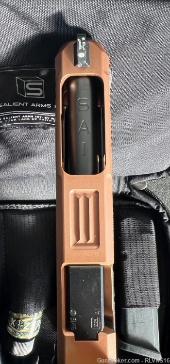 NEW! Salient Arms SAI Glock 34 Gen 4 with RMR RM06 Rose Gold Slide-img-3