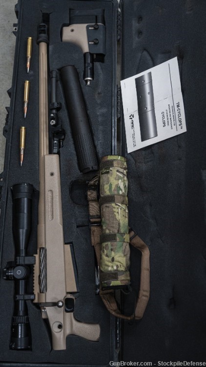 McMillan Firearms Tac 50 A1-R2 29? 50 BMG Rifle FDE - Bolt Action ...
