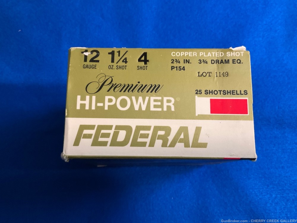 Vintage 1981 federal ducks unlimited DU shotgun shell ammo box full 81 ...