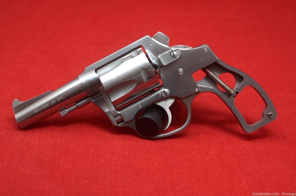 Charter Arms Bulldog .44 Special 3-inch Stainless, Early Stratford 1980's-img-3