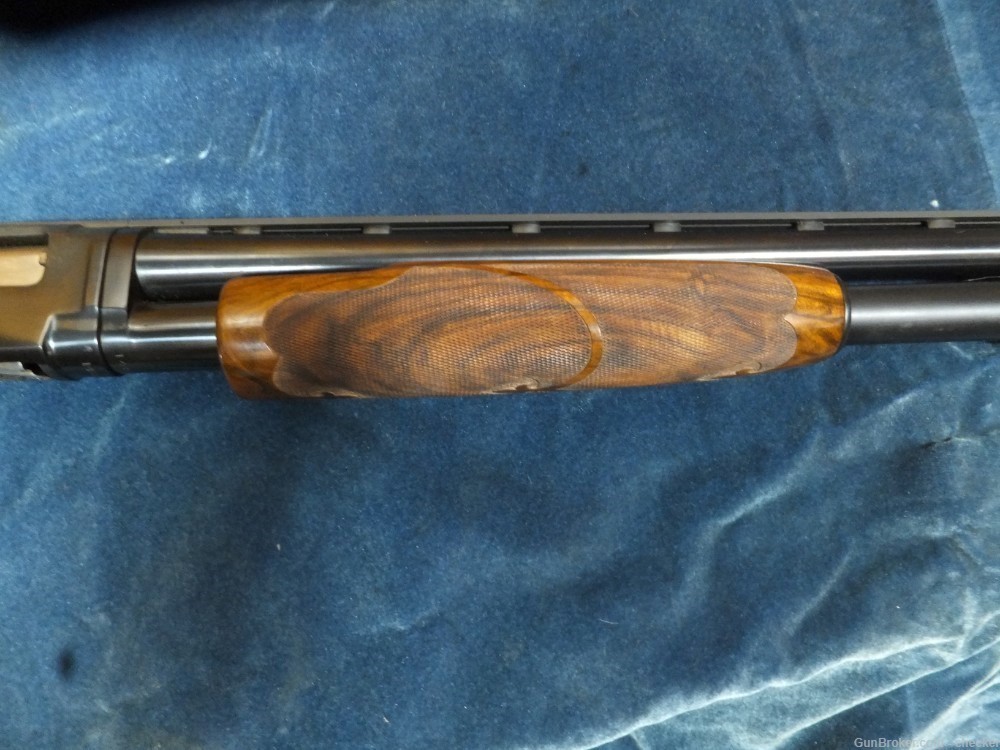 Winchester Model 12  30" Full - Custom "B" Carved E. Walnut stock-img-0