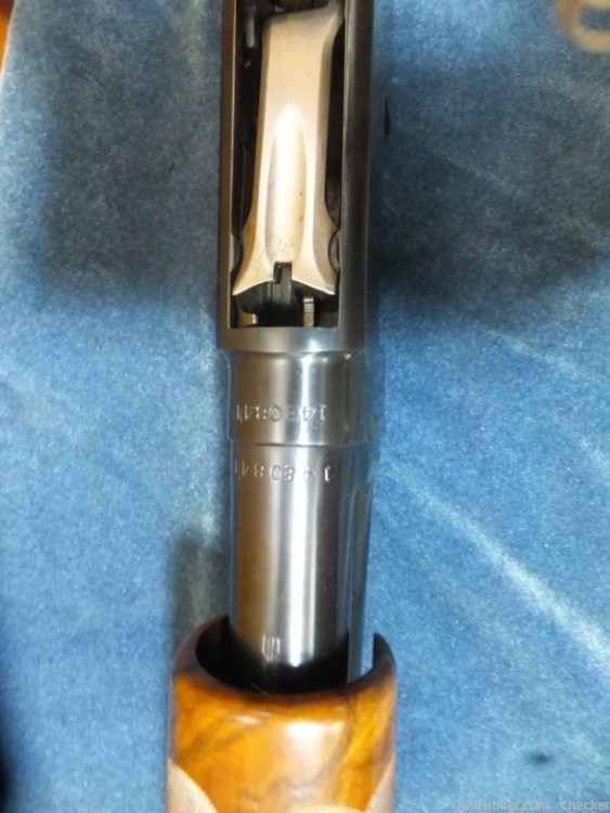 Winchester Model 12  30" Full - Custom "B" Carved E. Walnut stock-img-14