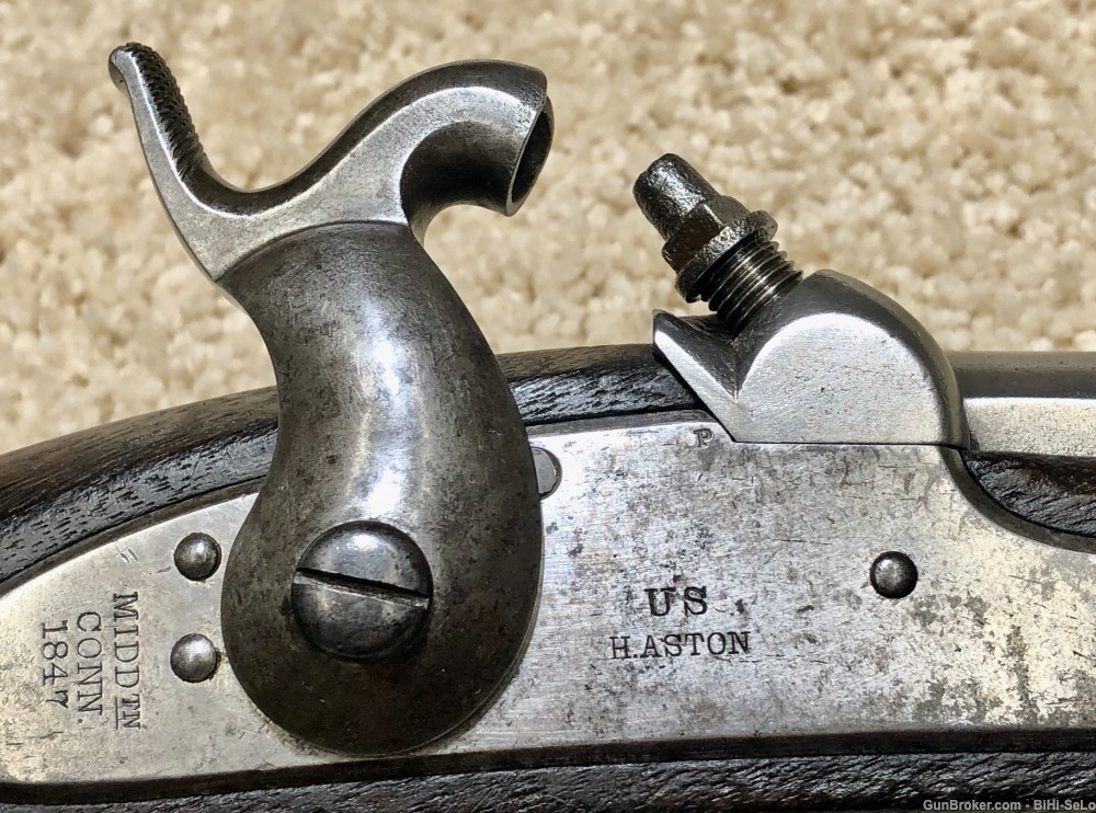 W4 US 1842 .54 Cavalry Pistol, H.ASTON 1847/1847, Match, VG-EXC.......$1250-img-5