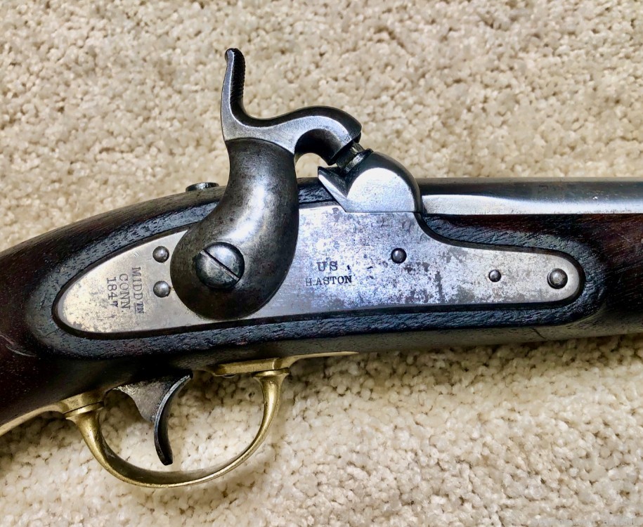 W4 US 1842 .54 Cavalry Pistol, H.ASTON 1847/1847, Match, VG-EXC.......$1250-img-4