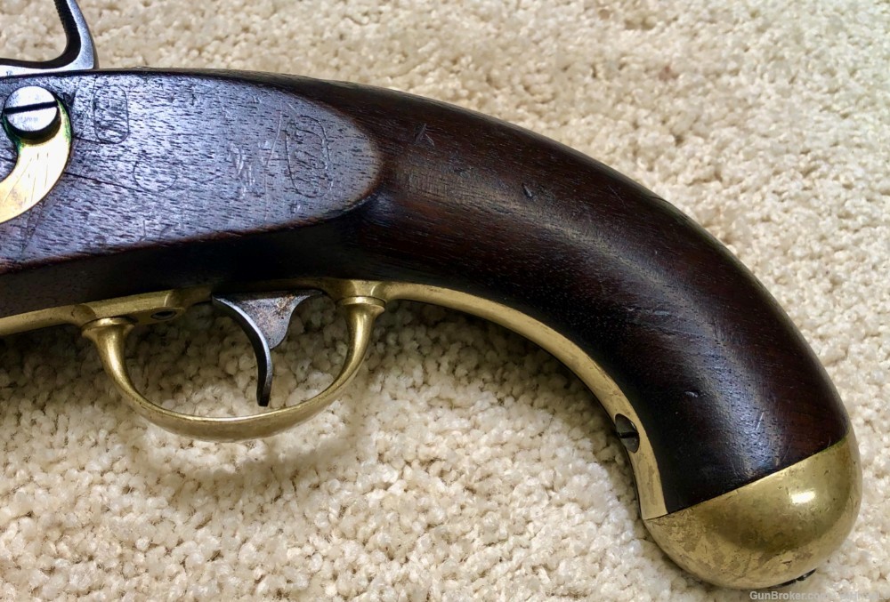 W4 US 1842 .54 Cavalry Pistol, H.ASTON 1847/1847, Match, VG-EXC.......$1250-img-17