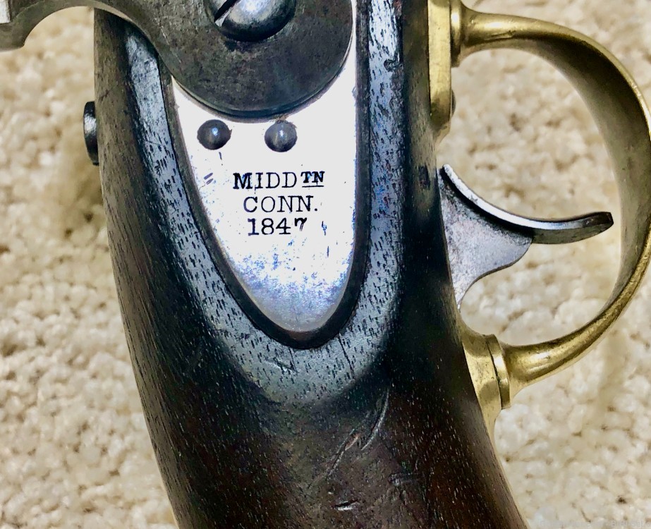 W4 US 1842 .54 Cavalry Pistol, H.ASTON 1847/1847, Match, VG-EXC.......$1250-img-7