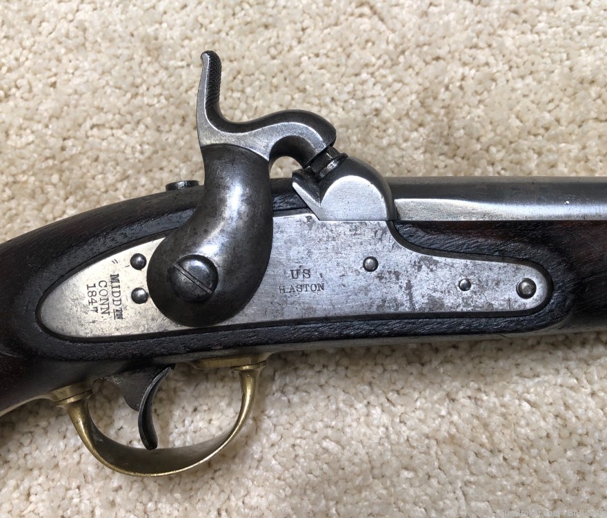 W4 US 1842 .54 Cavalry Pistol, H.ASTON 1847/1847, Match, VG-EXC.......$1250-img-3