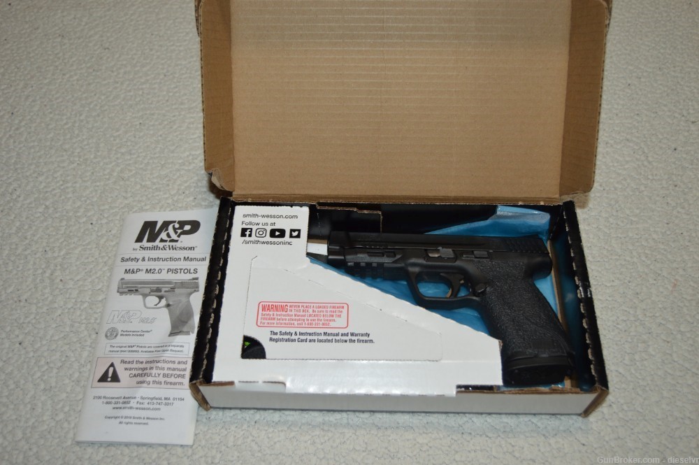 NICE In Box Smith  & Wesson M&P M2.0 45 ACP Trigicon APEX Trigger-img-1