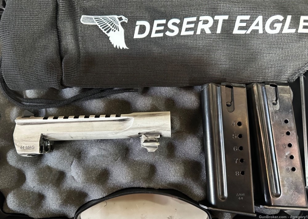 Desert Eagle WMD 50 AE with 44 Mag Barrel and Magazines -img-3