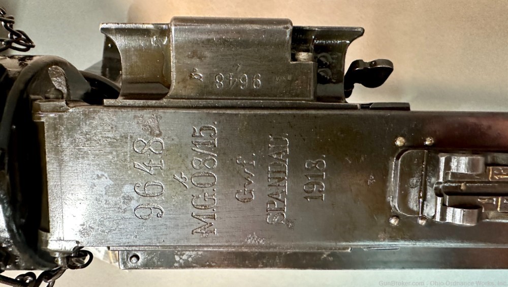 Original WWI German Model 1908/15 Maxim Medium Machine Gun-img-8