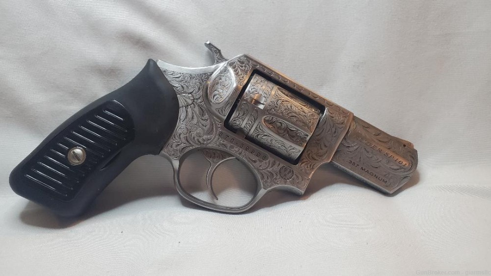 Collectible Unique & Beautiful Custom Engraved RUGER SP101 357 Magnum-img-7