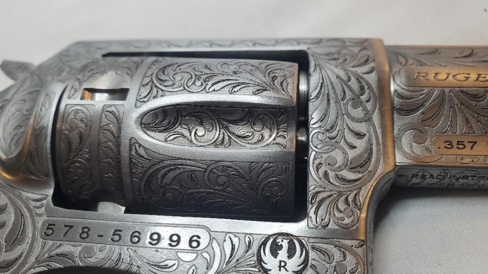 Collectible Unique & Beautiful Custom Engraved RUGER SP101 357 Magnum-img-10