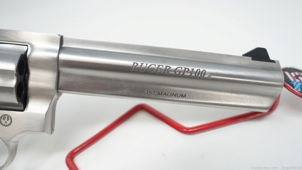 RUGER GP100 .357 MAG 6" BARREL STAINLESS STEEL 6 ROUNDS (RU1707)-img-6
