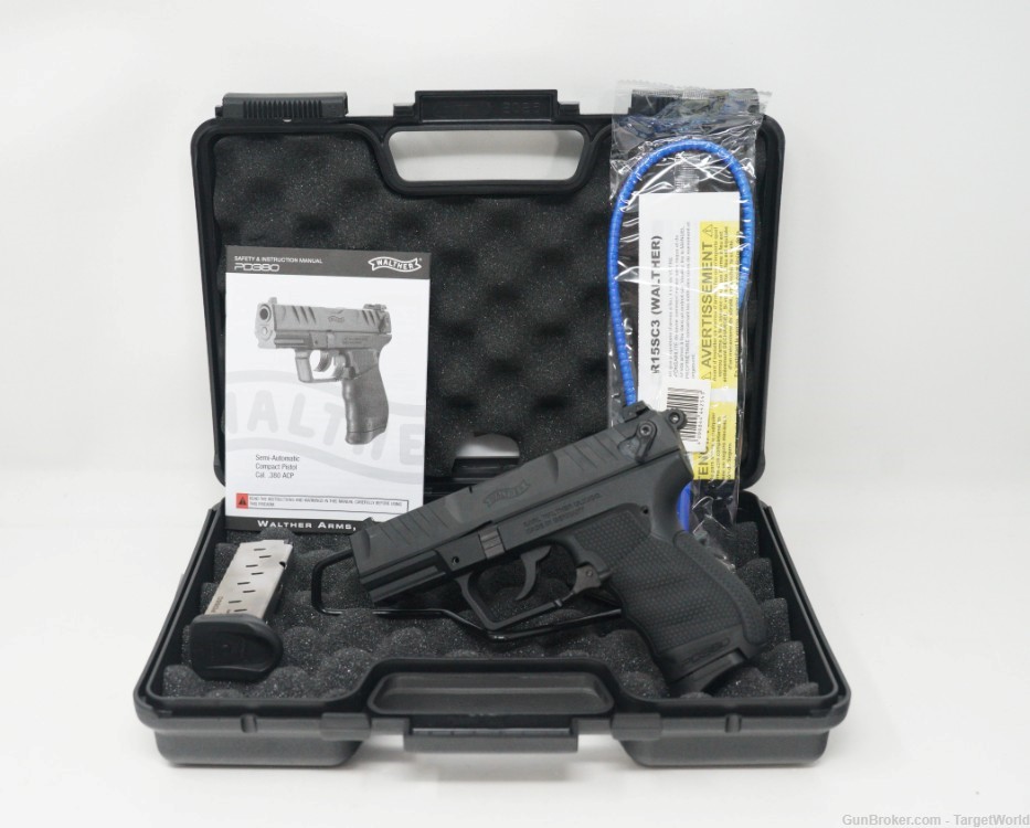 WALTHER PD380 COMPACT .380 ACP BLACK 9 ROUNDS (WAG5050508)-img-27