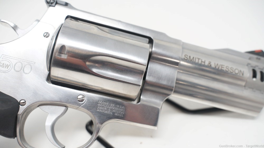 SMITH & WESSON M500 REVOLVER 4" 500 S&W MAG STAINLESS 5 ROUNDS (SW163504)-img-11