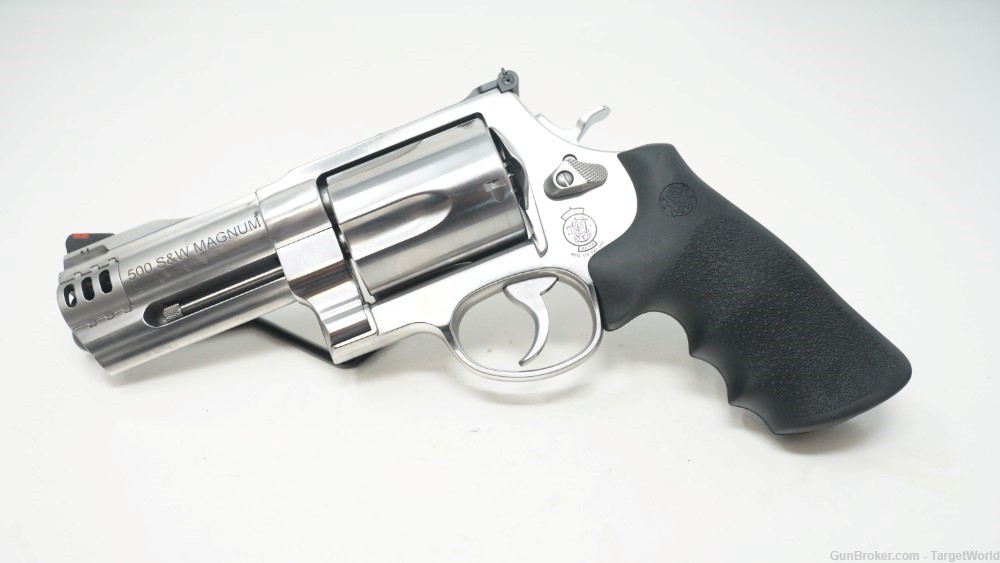 SMITH & WESSON M500 REVOLVER 4" 500 S&W MAG STAINLESS 5 ROUNDS (SW163504)-img-0