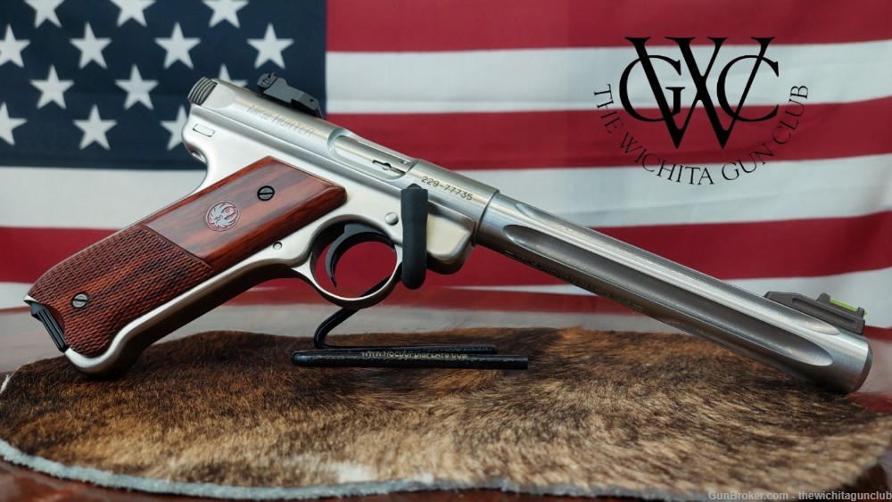 Pre Owned Ruger Mark III Stainless Hunter .22 LR w Box-img-6
