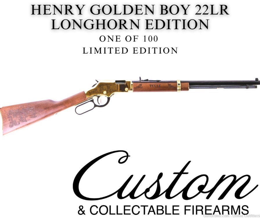 Exclusive Henry H004 Golden Boy 22LR 20" 16+1 Longhorn Edition #36 of 100-img-0