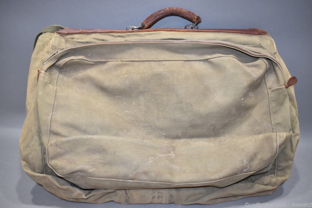 WW2 Korean Era? Service-Pak Canvas Garment Bag Soldier Marked-img-8