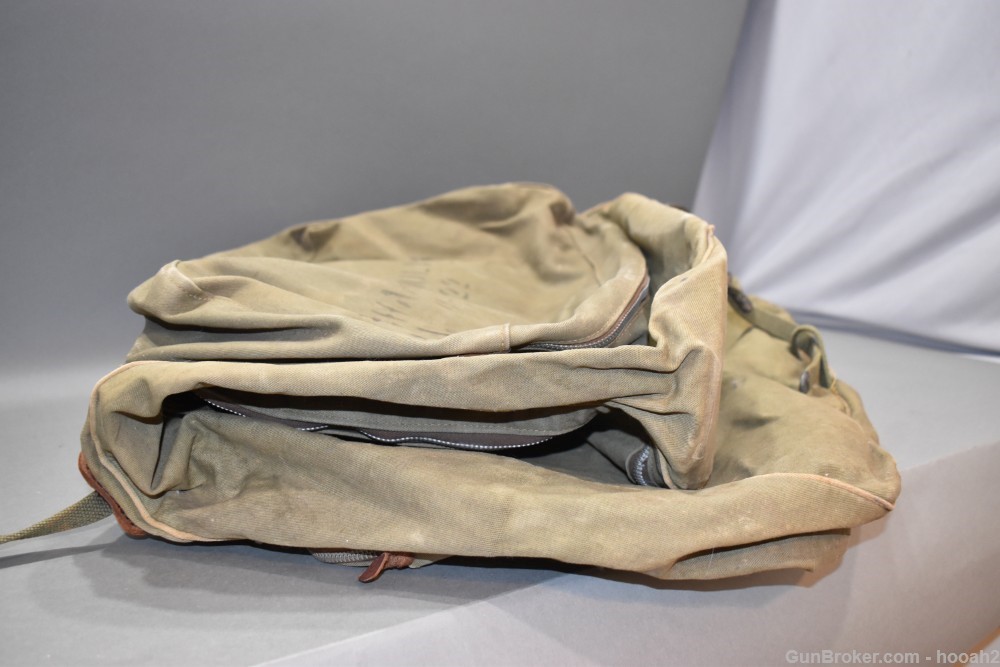 WW2 Korean Era? Service-Pak Canvas Garment Bag Soldier Marked-img-6