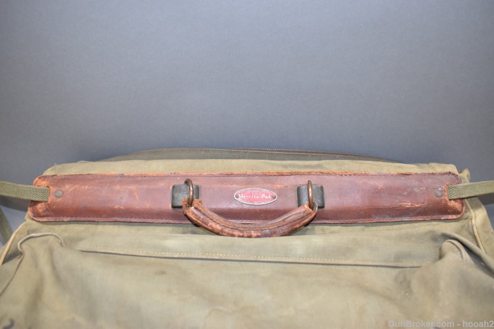 WW2 Korean Era? Service-Pak Canvas Garment Bag Soldier Marked-img-3