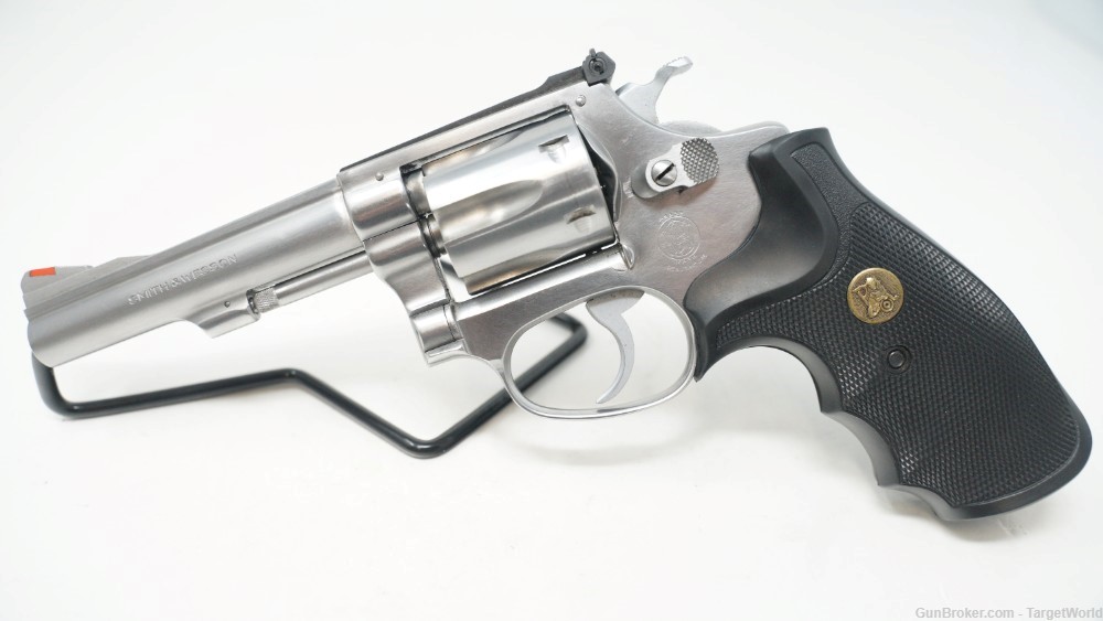 SMITH & WESSON MODEL 63 NO DASH .22 LR STAINLESS 4" 6 ROUNDS (19410)-img-0