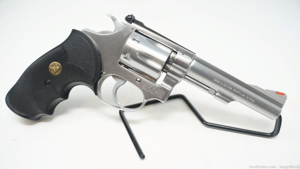SMITH & WESSON MODEL 63 NO DASH .22 LR STAINLESS 4" 6 ROUNDS (19410)-img-1
