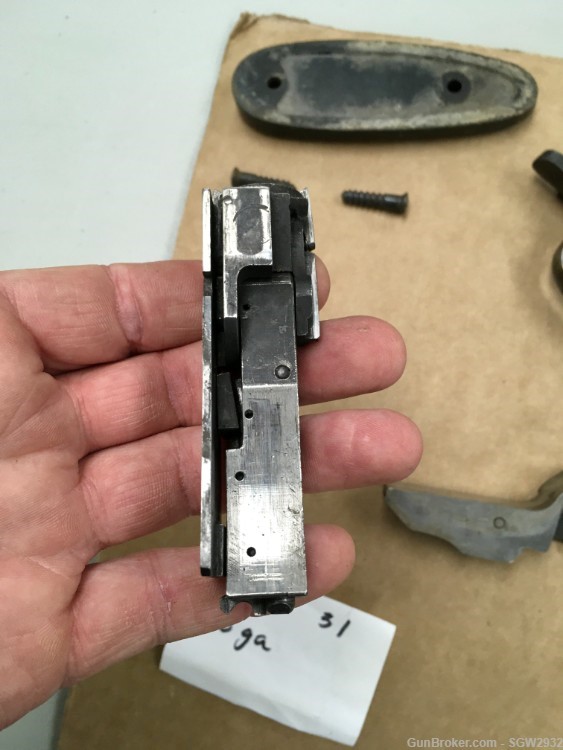 marlin model 31 20 gauge bolt breech trigger guard but plate screws parts-img-4