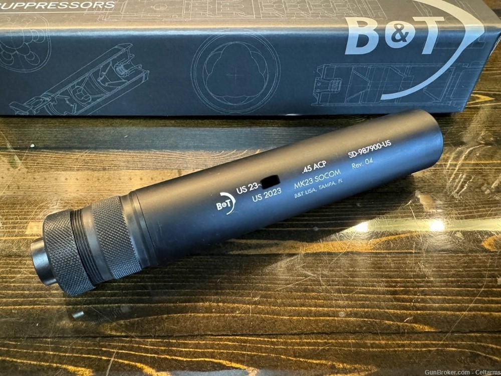 B&T - HK Mark 23 - MK23 SOCOM Suppressor .45ACP (VERY RARE) - Silencers ...