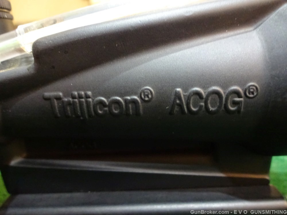Trijicon ACOG Black Hardcoat Anodized 3.5x 35mm Illuminated Green 100163-img-1