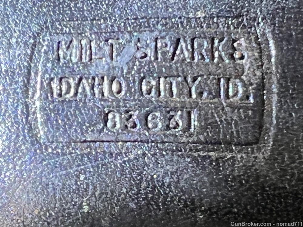 Vintage Milt Sparks 55BN RH 1.25" Belt , fits Kimber micro 9, many more-img-4