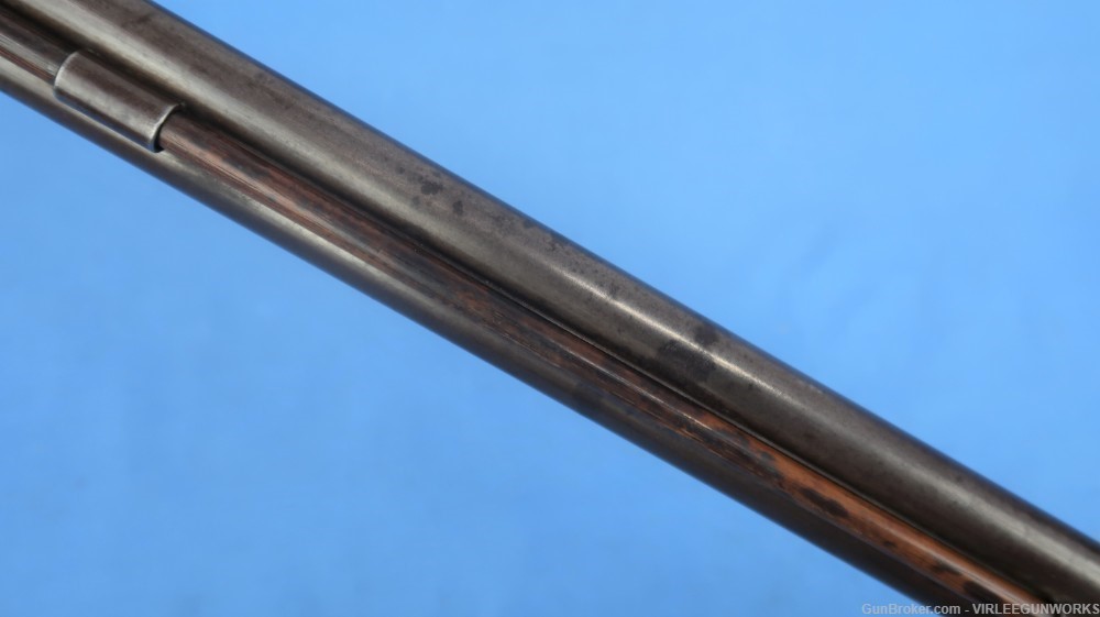 Double Rifle .36 Caliber Edward Andrews Ohio Percussion Antique 1840-60-img-60