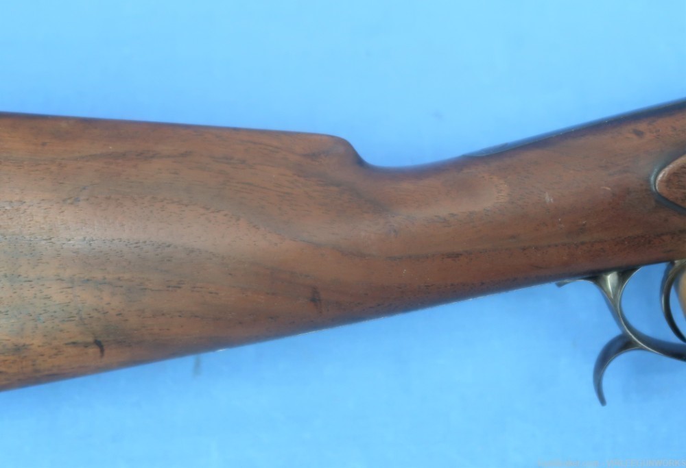 Double Rifle .36 Caliber Edward Andrews Ohio Percussion Antique 1840-60-img-3