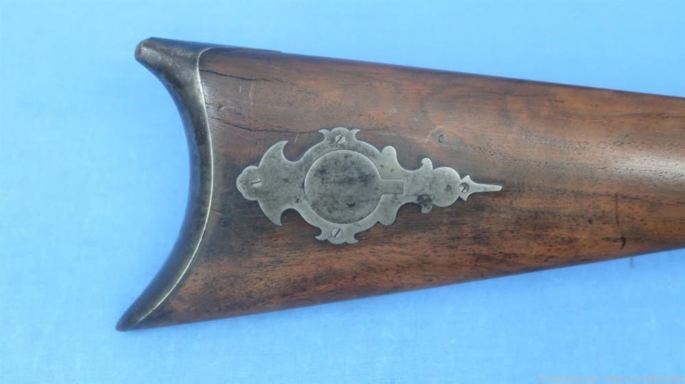 Double Rifle .36 Caliber Edward Andrews Ohio Percussion Antique 1840-60-img-1